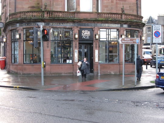 The Hermitage Bar in Edinburgh