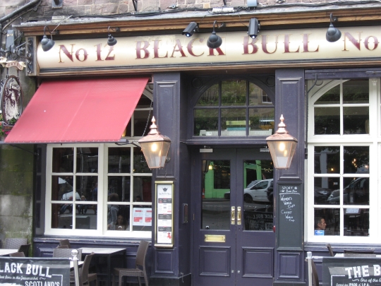 Black Bull in Edinburgh.