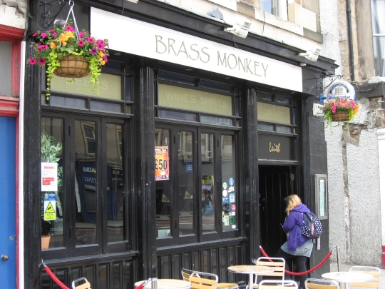 Brass Monkey (Leith) in Edinburgh.