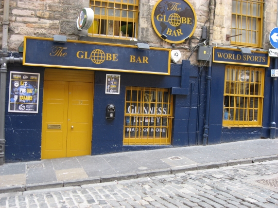The Globe Bar in Edinburgh.