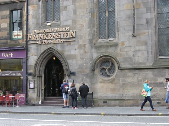 Frankenstein in Edinburgh.