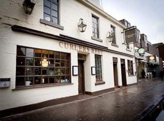 Photograph of Curlers Rest in Glasgow.