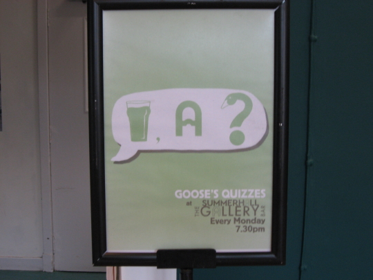 Photograph of The Gallery Bar in Edinburgh.