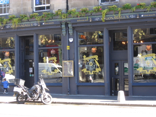 Photograph of McGonagalls in Edinburgh.
