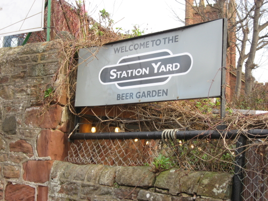 Photograph of Station Yard in Dunbar.