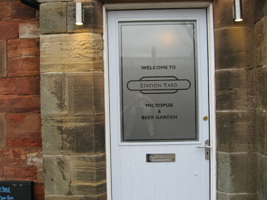 Photograph of Station Yard in Dunbar.