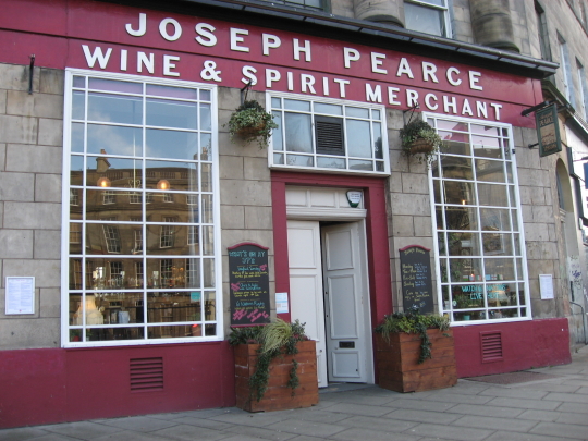 Photograph of Joseph Pearce in Edinburgh.