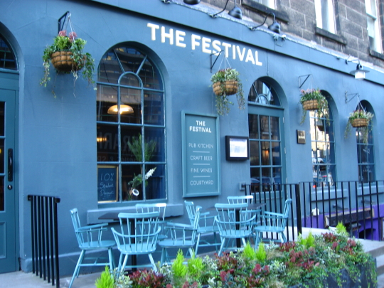 Photograph of The Festival in Edinburgh.