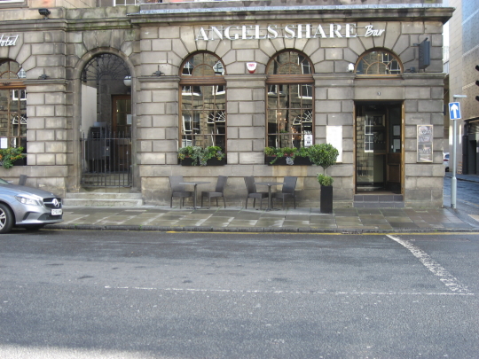 Photograph of Angels Share in Edinburgh.