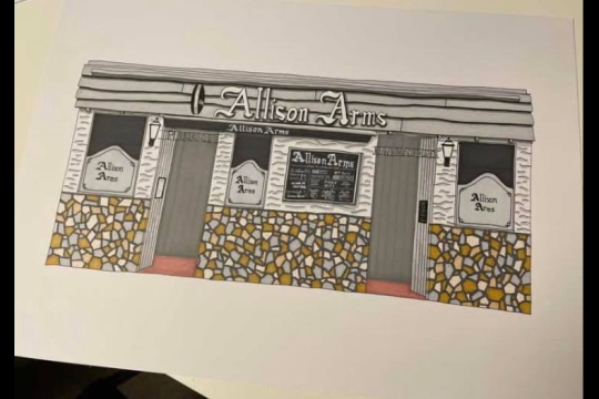 Photograph of Allison Arms in Glasgow.