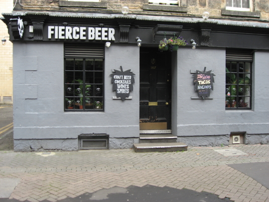 Photograph of Fierce Bar in Edinburgh.
