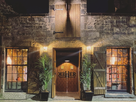 Photograph of Keller Taproom in Edinburgh.