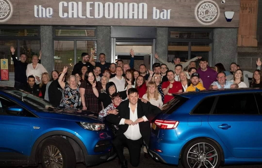 Photograph of The Caledonian Bar in Port Glasgow.