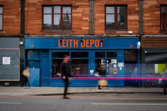 Photograph of Leith Depot in Edinburgh.