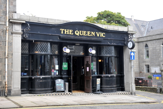 Photograph of The Queen Vic in Aberdeen.