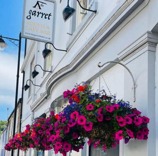 Photograph of The Garret Hotel in Kirkcudbright.