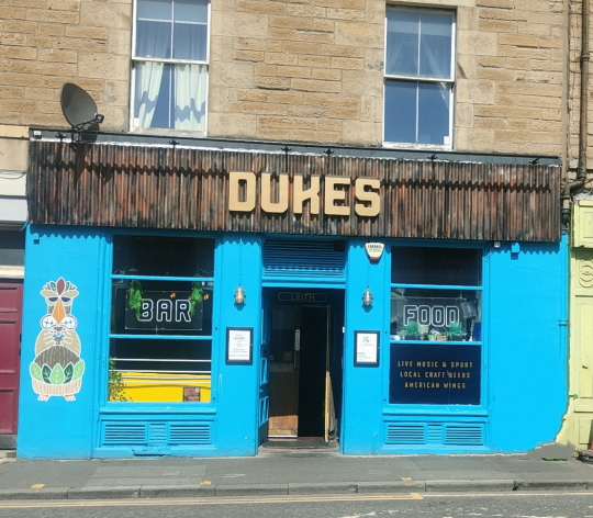 Photograph of Dukes in Edinburgh.