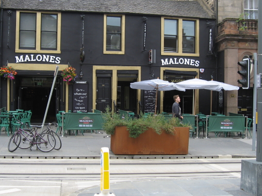 Photograph of Malones Leith in Edinburgh.