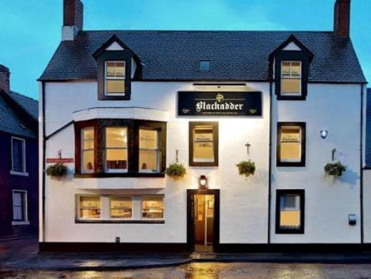 Photograph of Blackadder in Greenlaw.