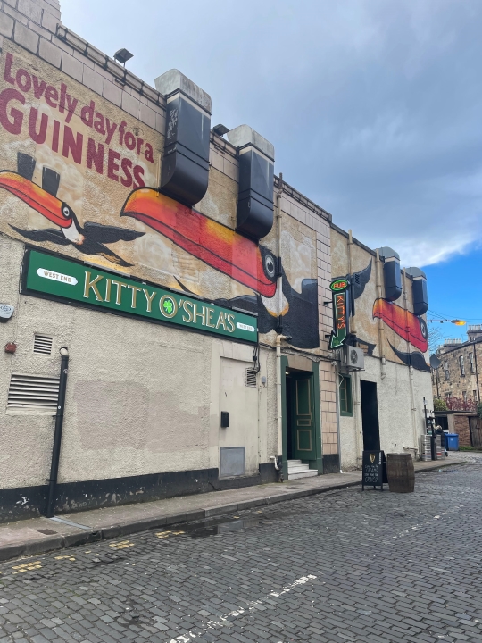Photograph of Kitty O'Shea's in Glasgow.