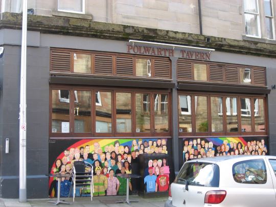 Photograph of Polwarth Tavern in Edinburgh.