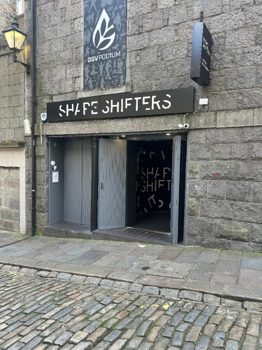 Photograph of Shapeshifters in Aberdeen.
