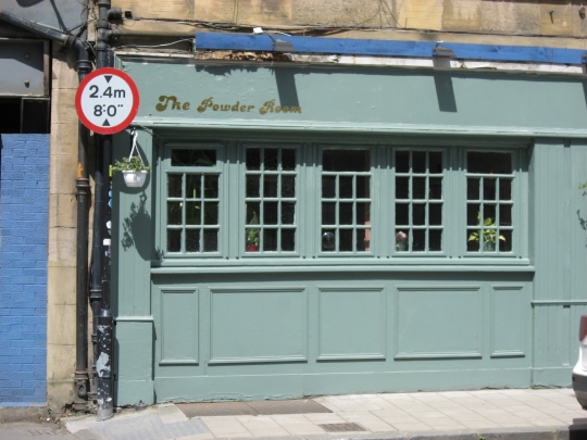 Photograph of The Powder Room in Edinburgh.