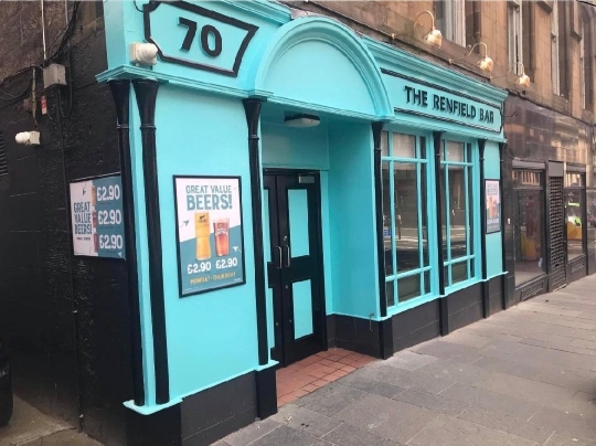 Photograph of The Renfield Bar in Glasgow.