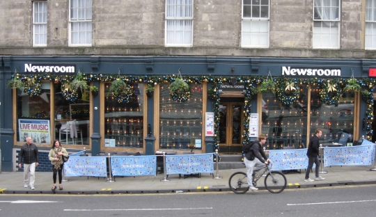 Photograph of Newsroom in Edinburgh.