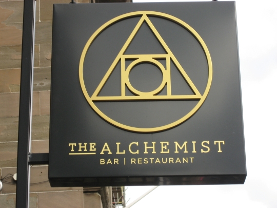 Photograph of The Alchemist in Edinburgh.