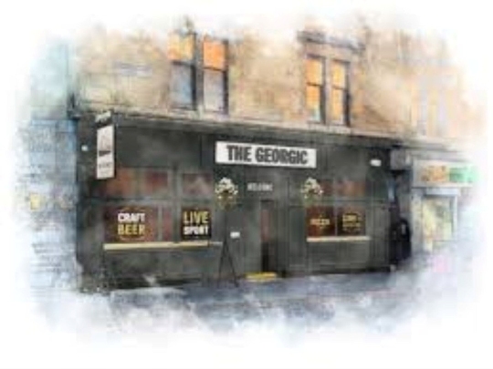 Photograph of The Georgic in Glasgow.