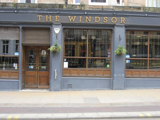 Photograph of The Windsor in Edinburgh.