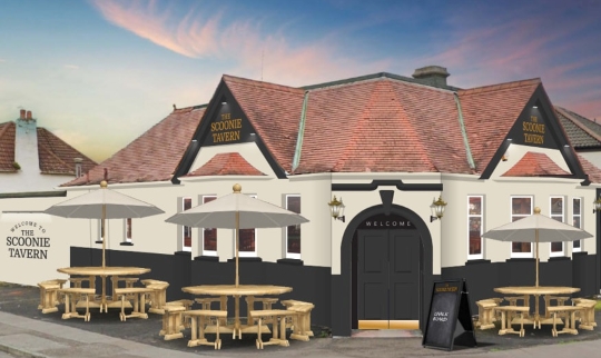 Photograph of The Scoonie Tavern in Leven.