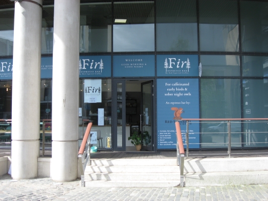 Photograph of Fir Espresso Bar in Edinburgh.