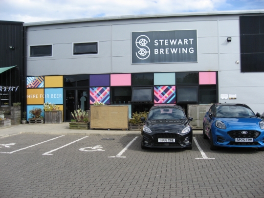 Photograph of Stewart Brewing in Loanhead.