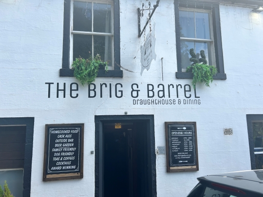 Photograph of The Brig & Barrel in Dunbar.