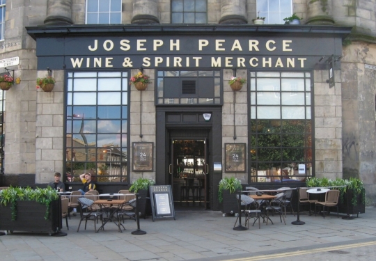 Photograph of Joseph Pearce in Edinburgh.