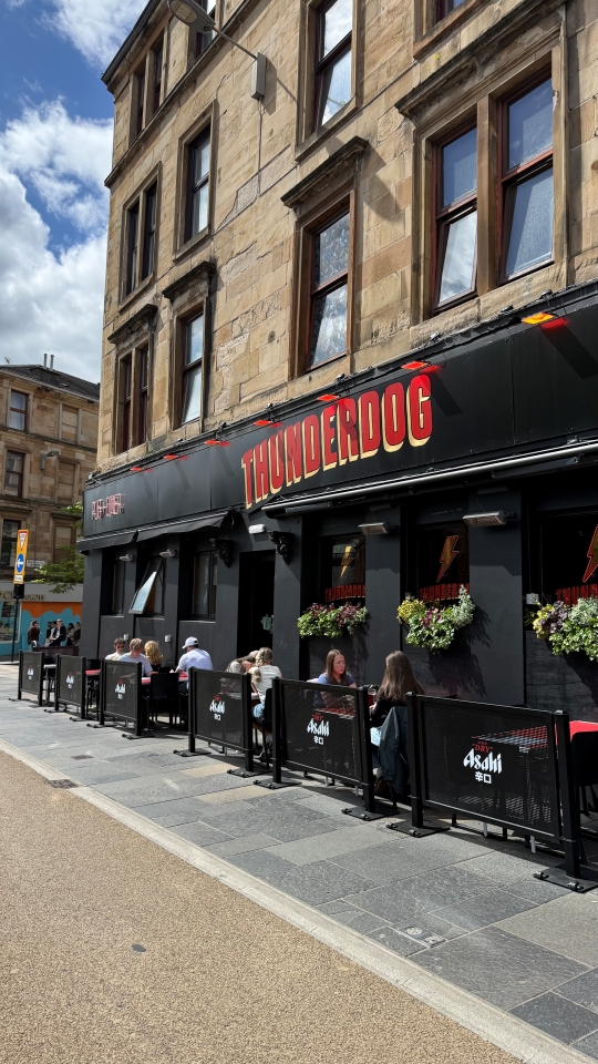 Photograph of Thunderdog in Glasgow.