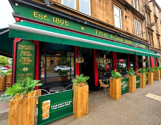Photograph of The Park Bar in Glasgow.