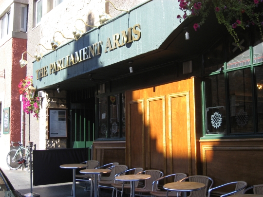 Photograph of The Parliament Arms in Edinburgh.