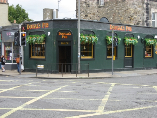 Photograph of Dougal's Pub in Edinburgh.